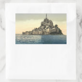 Mont St Michel II, Normandie, Frankreich Rechteckiger Aufkleber (Tasche)