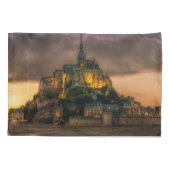 Mont St Michel Island Kirche Normandie Kissenbezug (Rückseite)