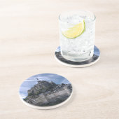 Mont St Michel Kirche Normandie Getränkeuntersetzer (Seite)