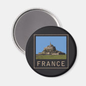 Mont St. Michel Magnet (Vorderseite/Rückseite)
