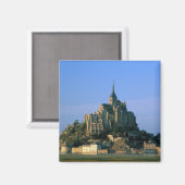 Mont St Michel, Manche, Normandie, Frankreich Magnet (Vorderseite/Rückseite)