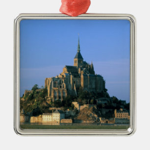 Mont St Michel, Manche, Normandie, Frankreich Ornament Aus Metall