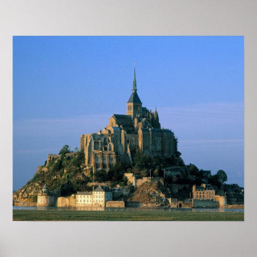 Mont St Michel, Manche, Normandie, Frankreich Poster (Vorne)