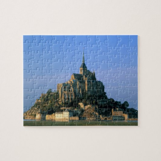 Mont St Michel, Manche, Normandie, Frankreich Puzzle (Horizontal)