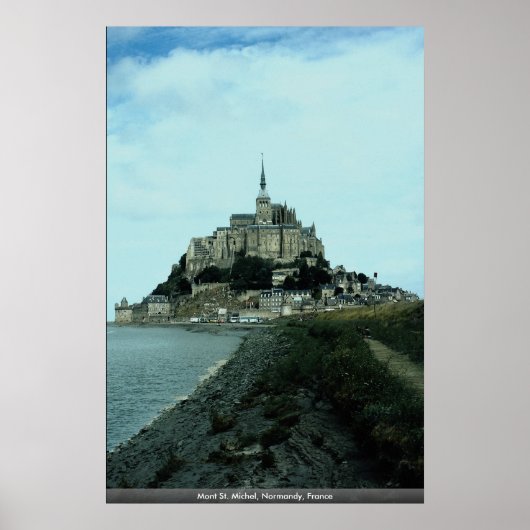 Mont St. Michel, Normandie, Frankreich Poster (Vorne)