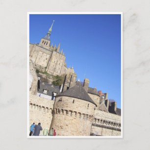 Mont St Michel, Normandie, Frankreich Postkarte