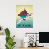 MONT ST. MICHEL POSTER (Heimbüro)