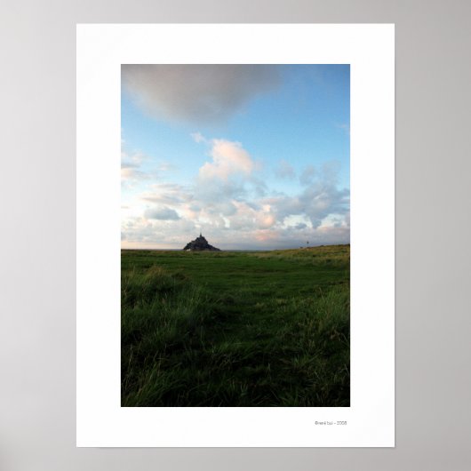 MONT ST MICHEL Poster (Vorne)