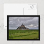 Mont St Michel Postkarte (Vorne/Hinten)