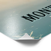 mont st michel vintage Travel poster (Ecke)