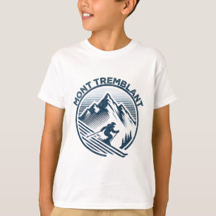 Mont Tremblant Canda Ski Resort Winterski Queb T-Shirt