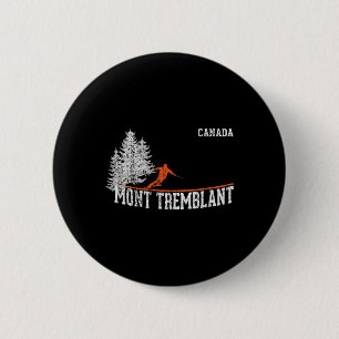 Mont Tremblant Kanada im Stil der 1980er Jahre. Vi Button