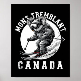Mont Tremblant Kanada Skigebiet Quebec Skifahren K Poster
