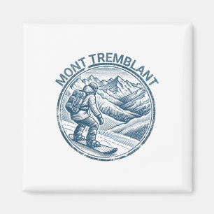 Mont Tremblant Kanada Snowboarder Magnet