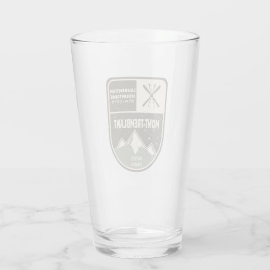 Mont-Tremblant Laurentian Mountains Kanada Glas (Rückseite)