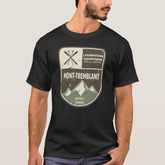 Mont-Tremblant Laurentian Mountains Kanada T-Shirt (Vorderseite)
