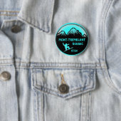 Mont Tremblant Quebec aquamariner Knopf Button (Beispiel)