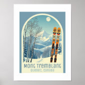 Mont Tremblant Quebec Canada ski vacation Poster (Vorne)