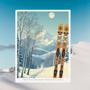Mont Tremblant Quebec Kanada Skigebiet Postkarte