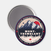 Mont-Tremblant Quebec Laurentian Mountains Canada Magnet (Vorderseite/Rückseite)