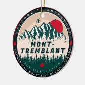 Mont-Tremblant Quebec Laurentian Mountains Kanada Keramik Ornament (Links)