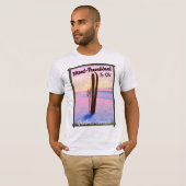 Mont-Tremblant Québec Ski Poster. T-Shirt (Vorne ganz)