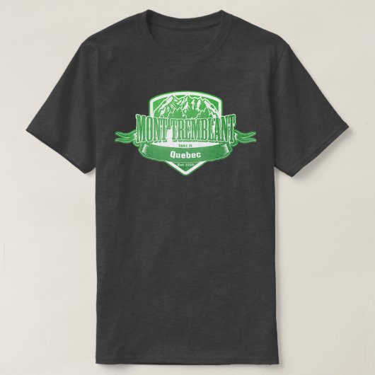 Mont Tremblant Quebec Ski Resort T-Shirt (Design vorne)