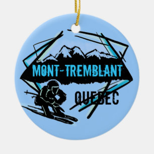 Mont Tremblant Quebec Skiverzierung Keramikornament