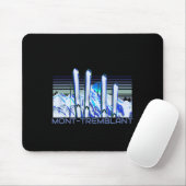 Mont-tremblant Ski-Accessoires Retro Mont-tremblan Mousepad (Mit Mouse)