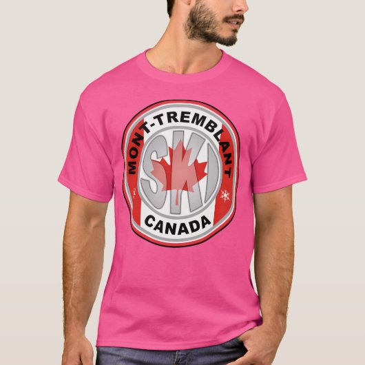 Mont Tremblant Ski Canada Active T-Shirt (Vorderseite)