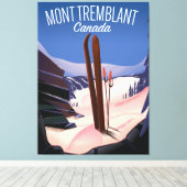 Mont Tremblant Ski Canada Leinwanddruck (Insitu (Holzboden))