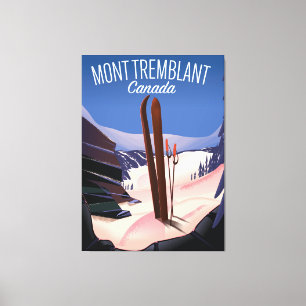 Mont Tremblant Ski Canada Leinwanddruck