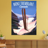 Mont Tremblant Ski Canada Leinwanddruck (Insitu (Wohnzimmer))