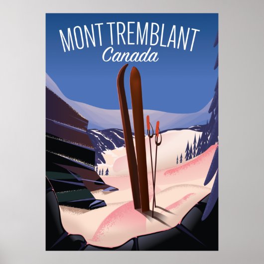 Mont Tremblant Ski Canada Poster (Vorne)