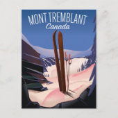 Mont Tremblant Ski Canada Postkarte (Vorderseite)