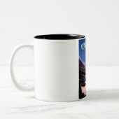 Mont Tremblant Ski Canada Zweifarbige Tasse (Links)
