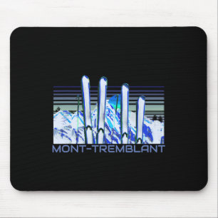 Mont-tremblant-Ski-Zubehör Retro Mont-tremblan Mousepad