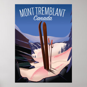 Mont Tremblant Skigebiet Kanada Poster