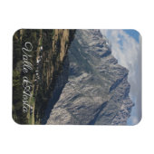 Mont Velan, aus Buthier, Aostatal, Italien Magnet (Horizontal)