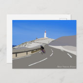 Mont Ventoux digitale zeichnend Postkarte (Vorne/Hinten)