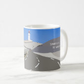 Mont Ventoux Zyklusmagnet Kaffeetasse (VorderseiteRechts)