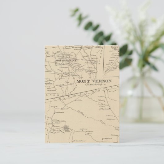 Mont Vernon, Sharon Postkarte (Stehend Vorderseite)