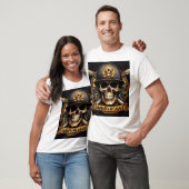 Monta Beach" Ultra-Realistischer Biker Skull T - S T-Shirt (Unisex)