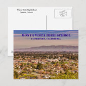 Monta Vista High School Cupertino, CA Postcard Postkarte (Vorne/Hinten)