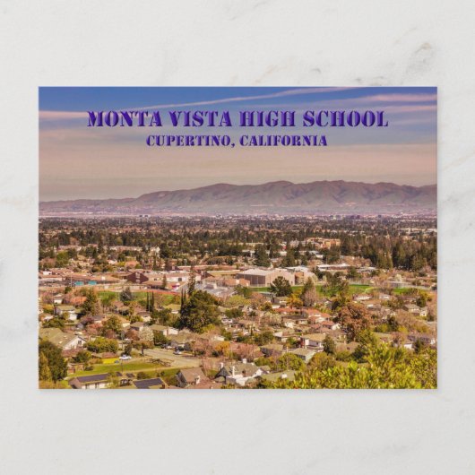 Monta Vista High School Cupertino, CA Postcard Postkarte (Vorderseite)