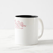 Montag: 2024 Jahr des Drachen Zweifarbige Tasse (VorderseiteRechts)