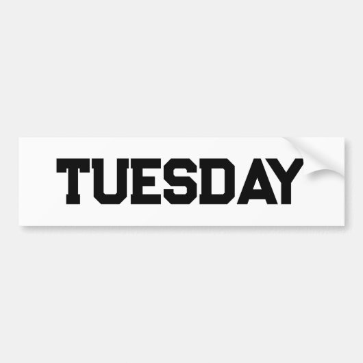 Montag Autoaufkleber (Vorne)