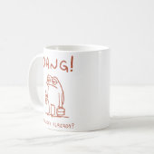 Montag Blues Frog Kaffeetasse (Vorderseite Links)