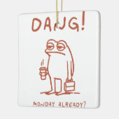 Montag Blues Frog Keramikornament (Links)