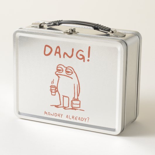 Montag Blues Frog Metall Brotdose (Vorderseite)